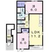 ゼファー 東棟の間取り画像
