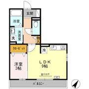 クレール響の間取り画像