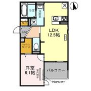 アネックスKOKUBOの間取り画像