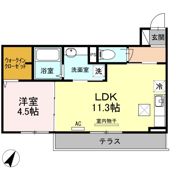 ラルーチェAの間取り画像