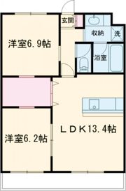 ASSET万博公園 A棟の間取り画像