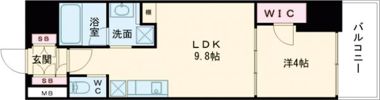 ブエナビスタ神戸三宮の間取り画像