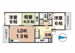 ルモンクレール枝吉の間取り画像