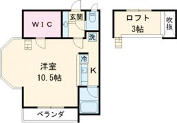 セザンヌ片山の間取り画像