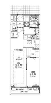 ピースコート登戸Ⅳの間取り画像