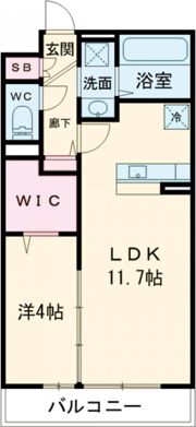 ソレイユの間取り画像