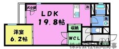 ヴィラスタジオーネ御所南の間取り画像