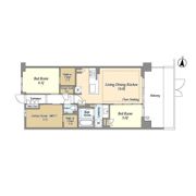 ドゥーエ町屋の間取り画像
