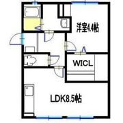岡﨑コーポの間取り画像