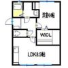 岡﨑コーポの間取り画像