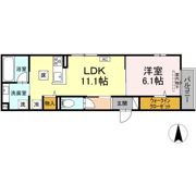 Dーroomコサコの間取り画像