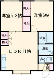 エルフィンパークツインの間取り画像