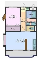 アステル西条 Aの間取り画像