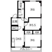 ファミリーマンション住吉の間取り画像