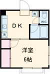 コーポあかしの間取り画像