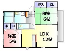 ビレッジU Ⅱ番館の間取り画像