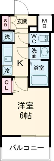 プレサンスKOBEアモーレの間取り画像