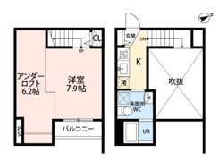 aries島崎(アリエス)の間取り画像