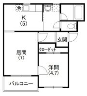 コンフォードⅢの間取り画像