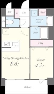 ウィング コートの間取り画像