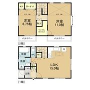 Rocky Moon HIlls B棟の間取り画像