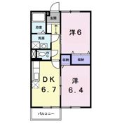 ニューハイツ前田 Bの間取り画像