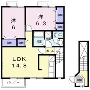 イヴェールBの間取り画像