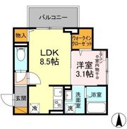 エクセル海神Ⅱの間取り画像