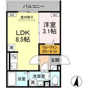 クローネ湘南の間取り画像