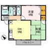 ハイカムール八科 B棟の間取り画像