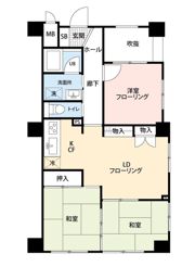 和光小幡マンションの間取り画像