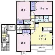 ExcelCourt東小羽山Eの間取り画像