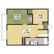 パナハイツ水越の間取り画像