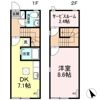 Y'sAP厨川の間取り画像