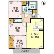 フォルビート B棟の間取り画像