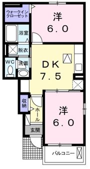 サンテシャルムの間取り画像