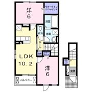 プリムローズ二色 Ⅲの間取り画像