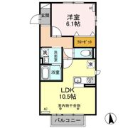 サンモール Fの間取り画像