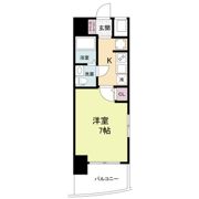 セレニテ桜川駅前プリエの間取り画像
