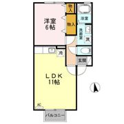 夢 弐の間取り画像