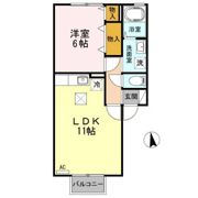 夢 弐の間取り画像