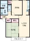 クレール本城の間取り画像