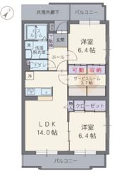 ステージグランブルーの間取り画像