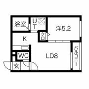 CiGAL(シーゲル)二十四軒の間取り画像