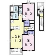 ペット・サンパティークⅠの間取り画像