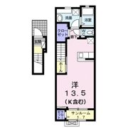 ラビアンローズの間取り画像