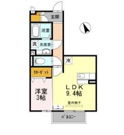 クレスト玉手の間取り画像
