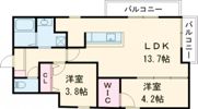 コティ加古川Ⅱの間取り画像