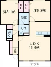 ヴェール桃山の間取り画像
