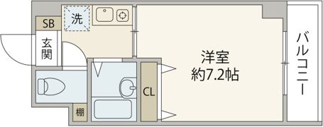 ソフィアコート住吉の間取り画像